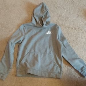 Gray Nike hoodie